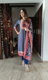 Blue Red Suit Set